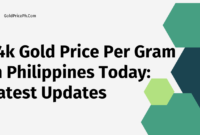 14k Gold Price Per Gram in Philippines Today 14k Gold Price Per Gram in Philippines Today